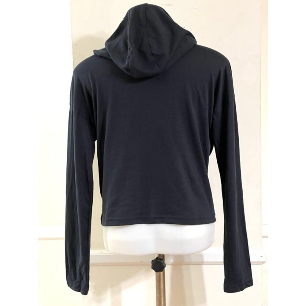 Under Armour.Athletic crop hoodie sweatshirt, black color, size m - Picture 3 of 10